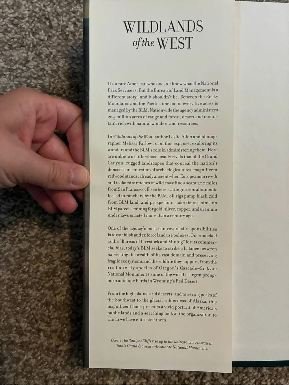 Wildlands of the West / National Geographic Book